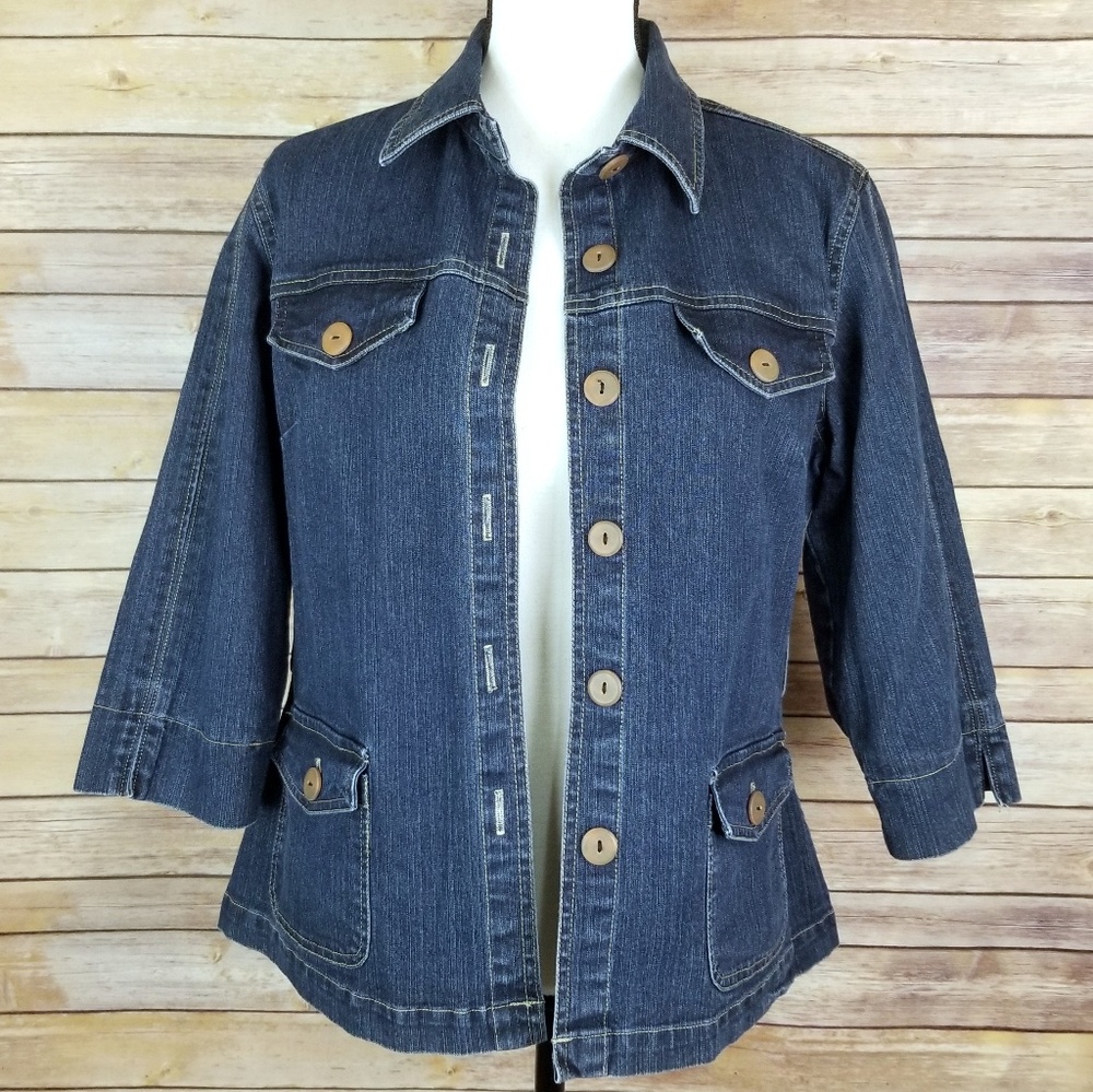 Bamboo Traders Denim Jacket Size Small